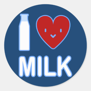 Adesivo Adoro o Milk Sticker