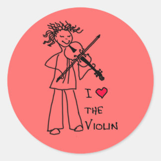 Adesivo Adoro o Rosa de Violino para o site de Violin
