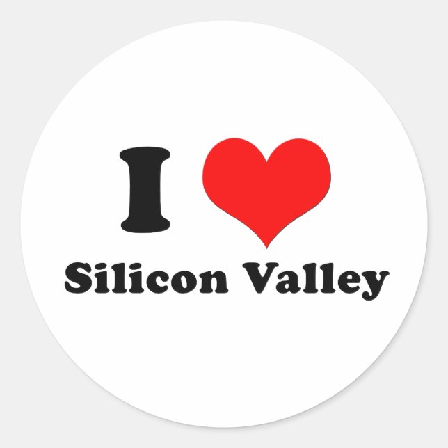 Adesivo Adoro o Silicon Valley Sticker (Frente)