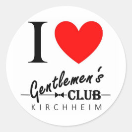 Adesivo Adoro o Sticker "Kirchheim" do Clube de Cavalheiro