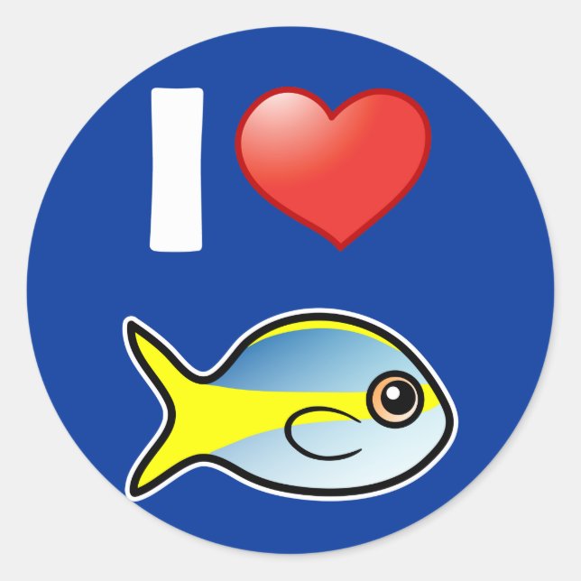 Adesivo Adoro o Yellowtail Snapper (Frente)