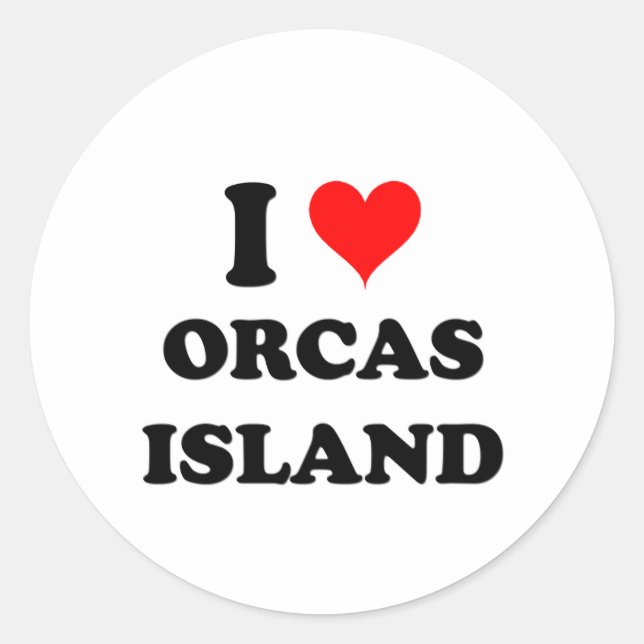 Adesivo Adoro Orcas Island Washington (Frente)