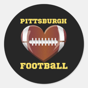 Adesivo Adoro Pittsburgh Futebol Heart Women Toddler Gir