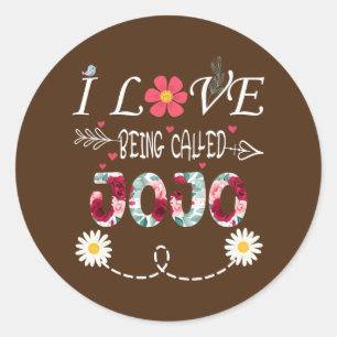 Adesivo adoro ser um Jojo, adoro ser chamado Jojo 