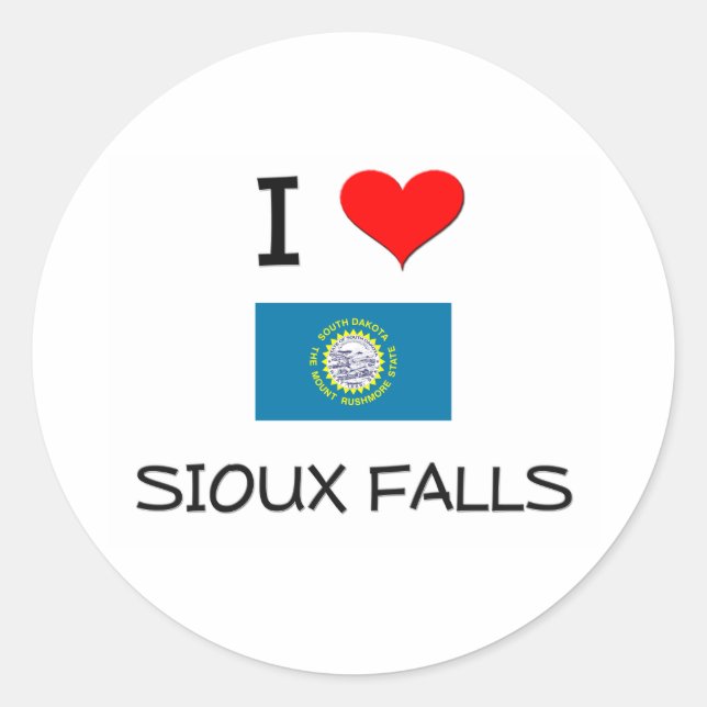 Adesivo Adoro Sioux Falls South Dakota (Frente)