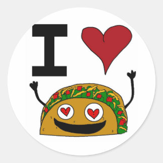 Adesivo Adoro Taco Stickers