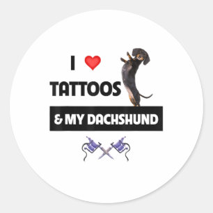 Adesivo Adoro Tatuagens E Meu Cachorro Tatuado