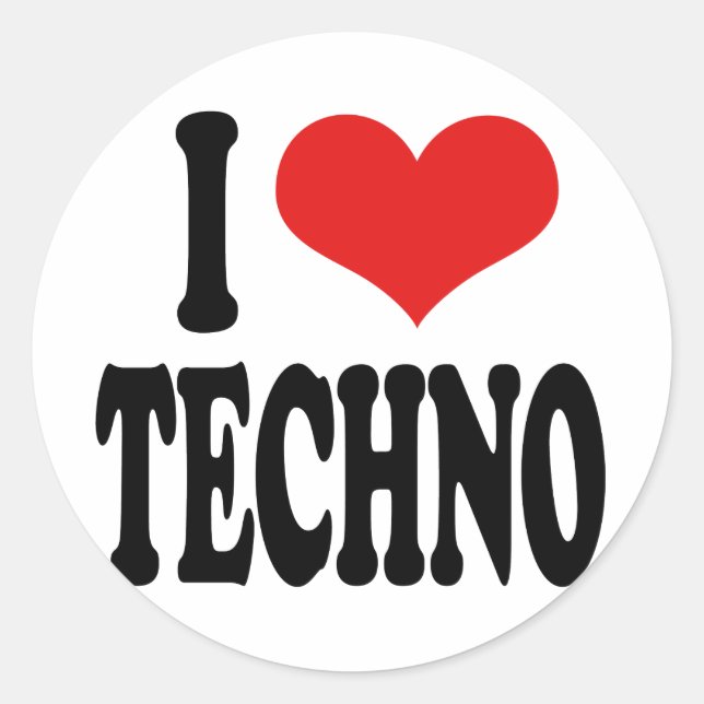 Adesivo Adoro Techno (Frente)