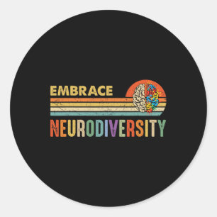 Adesivo Adotar Neurodiversidade Autismo Sensibilização Neu