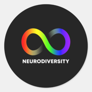 Adesivo Adotar Neurodiversity Autism Adhd Asd Infinity Ra