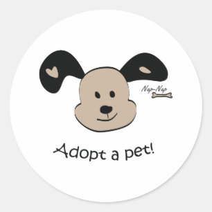 Adesivo Adote um animal de estimação