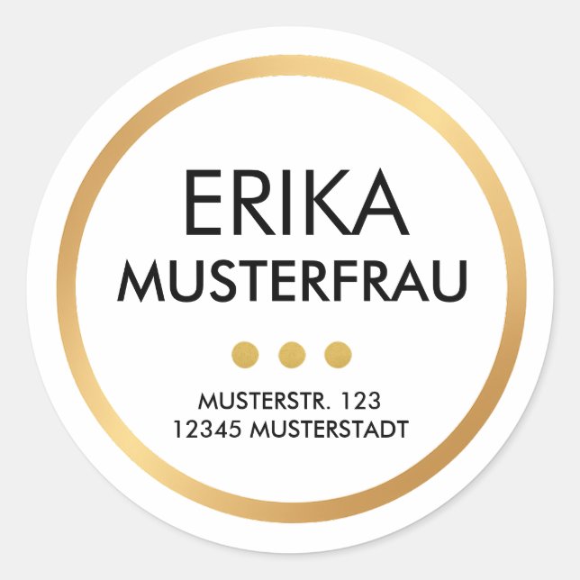 Adesivo Adressaufkleber (20 Stück) (Frente)