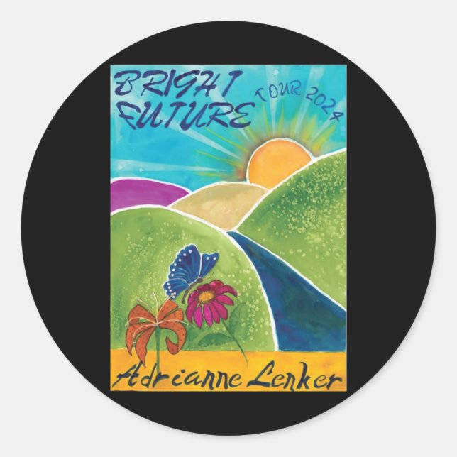 Adesivo Adrianne Lenker Sticker no Futuro Brilhante (Frente)