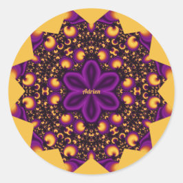 Adesivo ADRIEN ~ ABPENER OLHOS ~ Amarelo Púrpura Laranja N