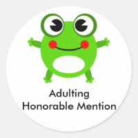 Adultando Menção Honorável