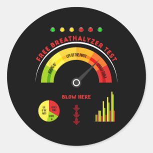 Adesivo Adulto Halloween Costume Breathalyzer mens hallowe