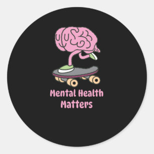 Adesivo Adulto Mental Health S Vintage Cinema Design Stick