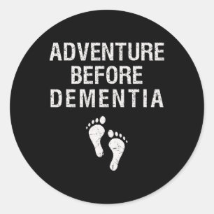 Adesivo Adventure Antes Da Demência Engraçada Viagem