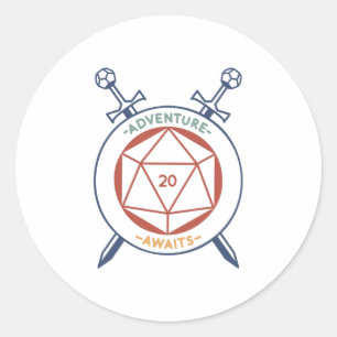 ADESIVO ADVENTURE AWARES RPG DESIGN