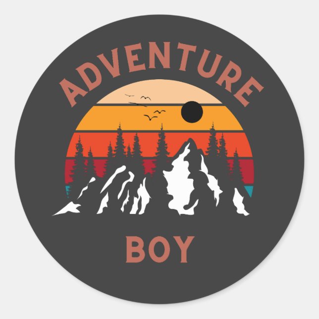 Adesivo Adventure boy (Frente)