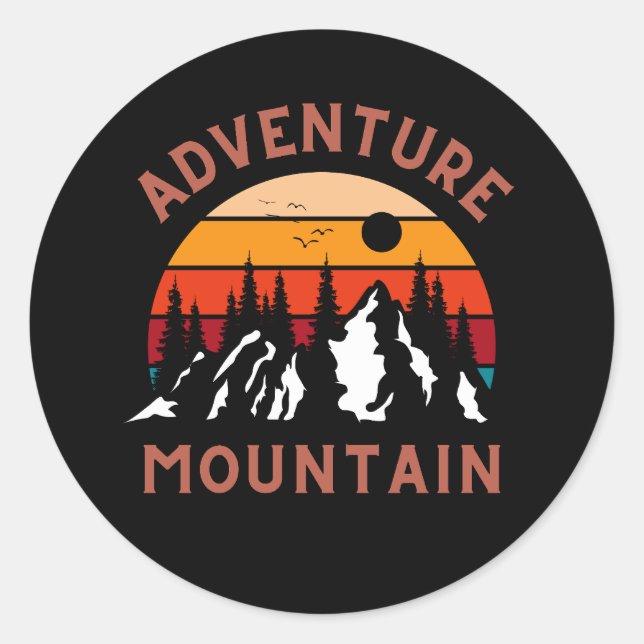 Adesivo Adventure Mountain (Frente)