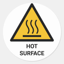 Adesivo Advertência de superfície quente, Precaução extrem