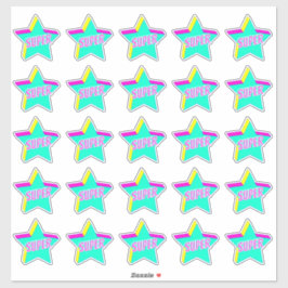 Adesivo Advertências sobre o recompensa de professores de 