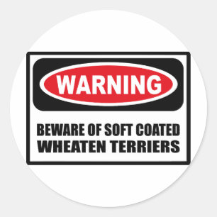 Adesivo Advertir BEWARE de WTI WHEATEN BRANDAMENTE