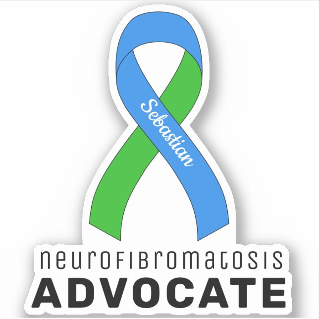 Adesivo Advocate para a neurofibromatose vinil Sticker (Frente)