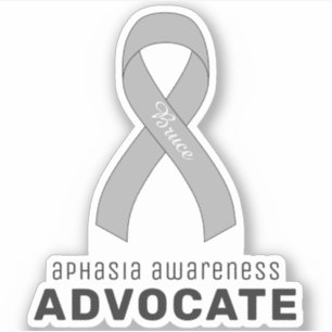 Adesivo Advogado de Sensibilização para a Aphasia