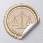 Adesivo Advogado Dourado Escala de Justiça, Serviço de Dir<br><div class="desc">Advogado Dourado Escala do Juiz de Direito da Justiça Carneiros de Carneiro de Cera.</div>