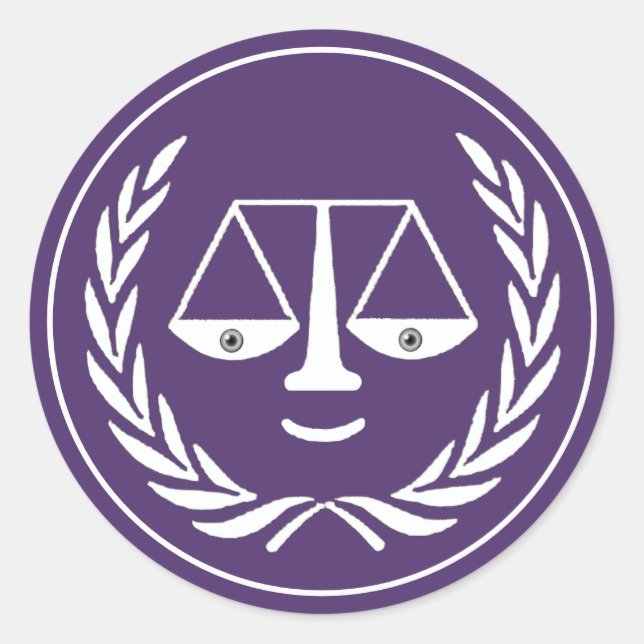 Adesivo Advogado Escala da Justiça (Frente)