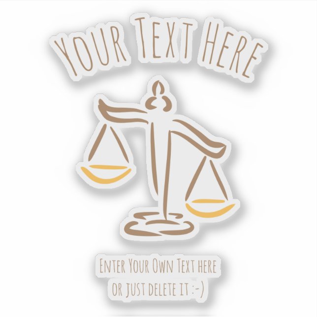 Adesivo Advogado | Procurador | Juíza | Empresa de Direito (Frente)