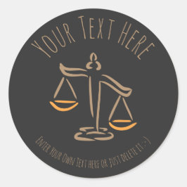 Adesivo Advogado | Procurador | Juíza | Empresa de Direito