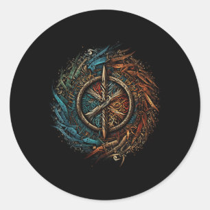 Adesivo Aegishjalmur North Valhalla Norse Mythology