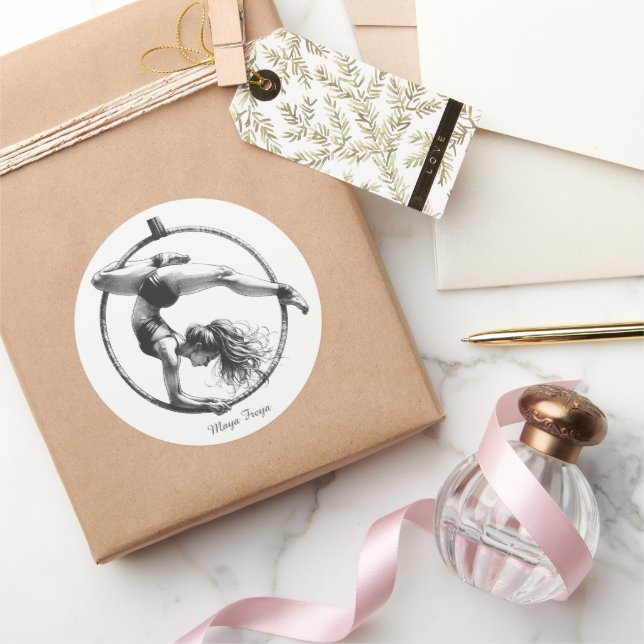 Adesivo Aerial Hoop Lyra (Presentear)