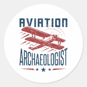 Adesivo Aeronáutica Arqueologista Archaeolgy