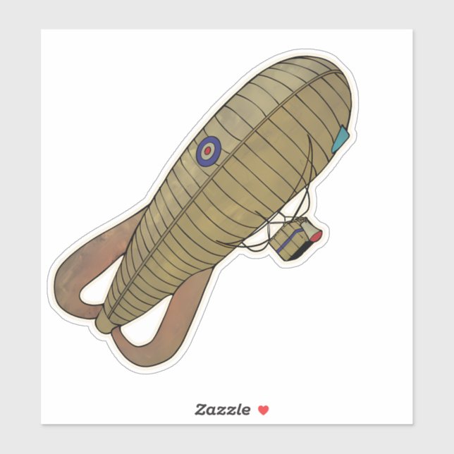 Adesivo Aeronaves Balões de Observação (Folha)