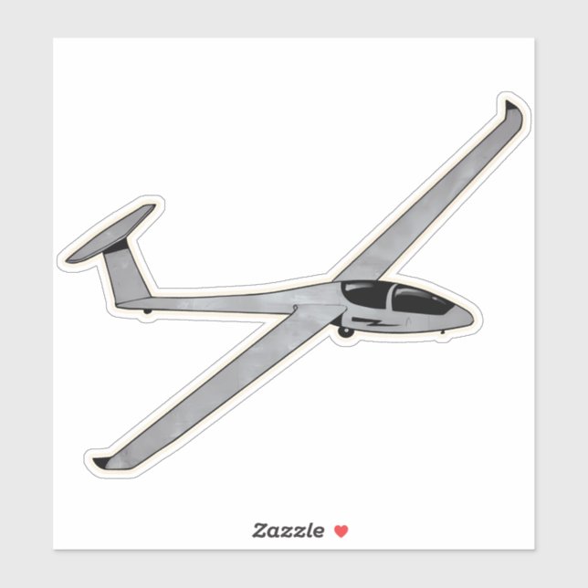 Adesivo Aeronaves de treino, planador (Folha)