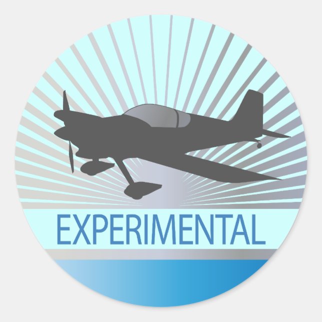 Adesivo Aeronaves Experimentais (Frente)