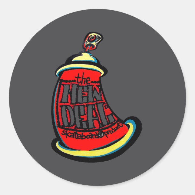 Adesivo Aerosol New Skateboard Design  (Frente)