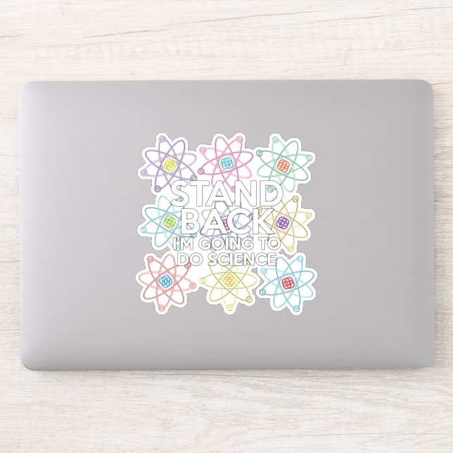 ADESIVO AFASTE-SE VOU FAZER CIÊNCIA (Computador)