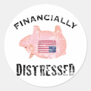 Adesivo Afetado financeiramente