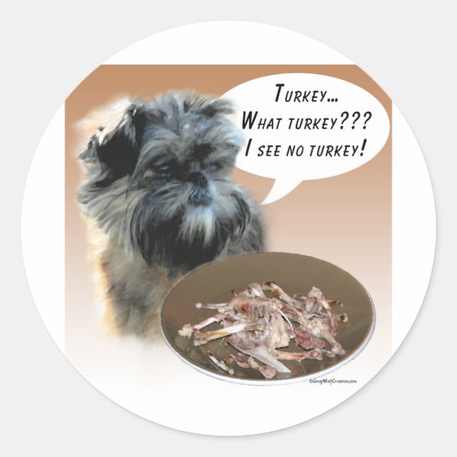 Adesivo Affenpinscher Turquia (Frente)