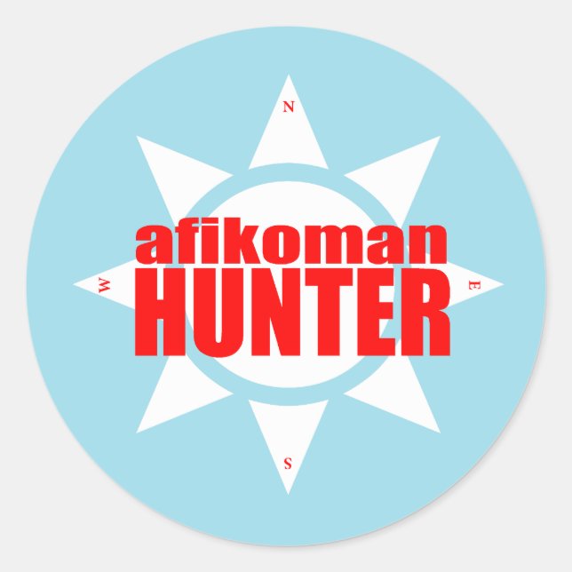 Adesivo Afikoman Hunter (Frente)