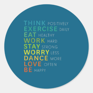 Adesivo Afirmação Positiva Inspiradora Motivacional