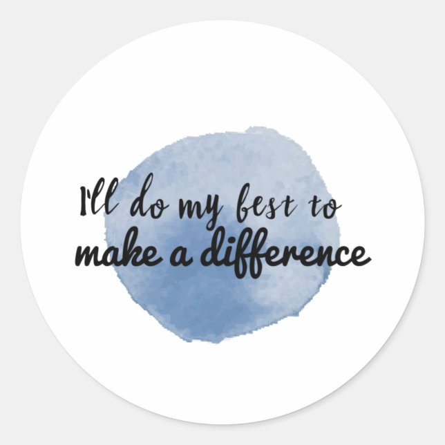 Adesivo afirmações motivacionais para autoapreciação (Frente)