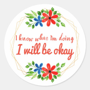 Adesivo afirmações vívidas positivas para o trabalho e 