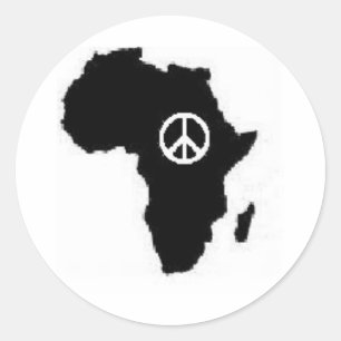 Adesivo áfrica da paz