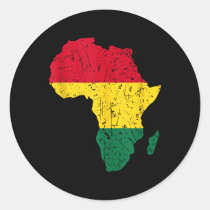 Adesivo África - História Negra Africana - Americana, Mês 